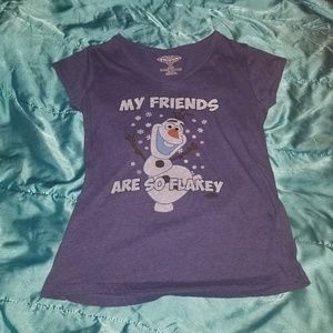 Olaf from frozen shirt, Disney, frozen
